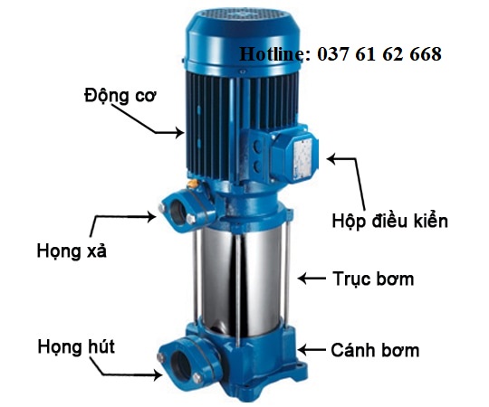 MÁY BƠM ĐỘNG CƠ ĐIỆN PCCC BÙ ÁP HIMAWARI PU7V-400/8T